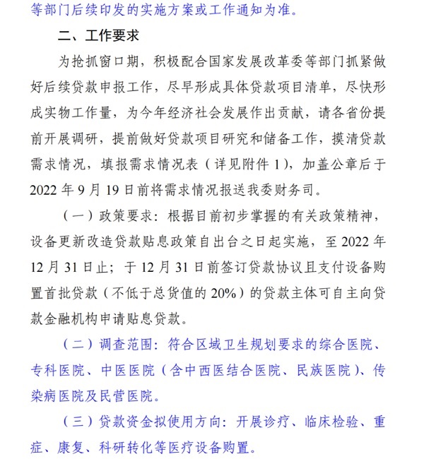 醫(yī)療設(shè)備貼息貸款政策申請(qǐng)條件及流程解讀